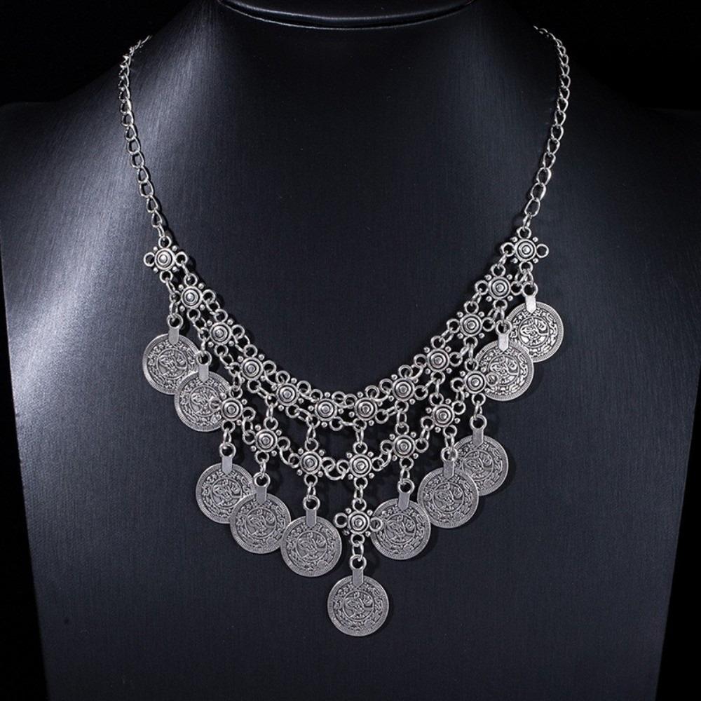 Zinc Zinc Alloy Belly Belt Adjustable Waist Decorative Chain Fashion Metal Coin Waist Chain Women Ladies