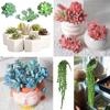 Искусственные суккуленты, подвесные растения, имитация пластика, маленькое декоративное растение, домашние цветочные горшки, подвеска с растением