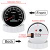 110MM GPS Speedometer 60/120/200kmh 80MPH For Motorcycle Boat Car Truck Speed Gauge Meter 7 Colors Backlight With GPS Antenna