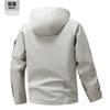 Cozy Up Windbreakers Mens Hooded Cargo Jacket Spring Waterproof Zipper Coat Bomber Camping Loose Thin Softshell Hiking Jackets Men