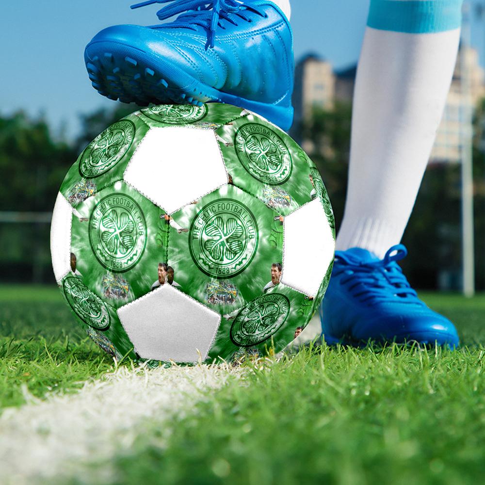 Футбольный мяч Celtic FC, разноцветный, подходит для всех возрастов, сшит на машине, материал ПВХ, соревновательного уровня, прочный и с высоким отскоком