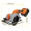 21V Electric Mini Circular Saw 100MM Multifunctional Electric Saw DIY Power Tool 1500W Electric Woodworking Tools 4 Inches