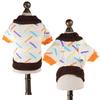 Colorful Frosting Knit Pet Sweater With Ribbed Warm Soft Dog Cat Pullover Winter