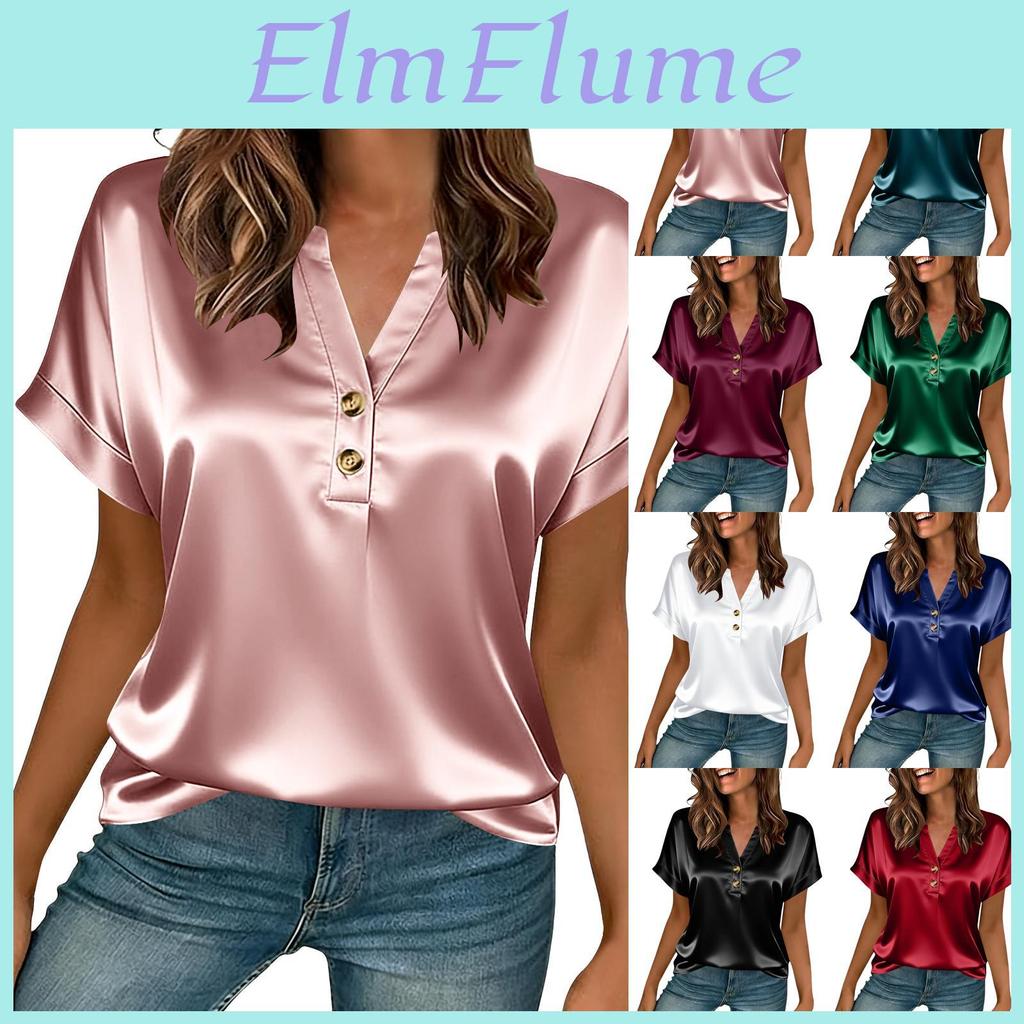 Blusa colorata casual da donna alla moda