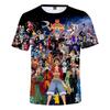 8 Colors Funny Cartoon ONE PIECE T Shirt Cool Men's Tshirt O Neck Casual Unisex Streetwear Anime Fashion Tee Camisetas Ropa Hombre