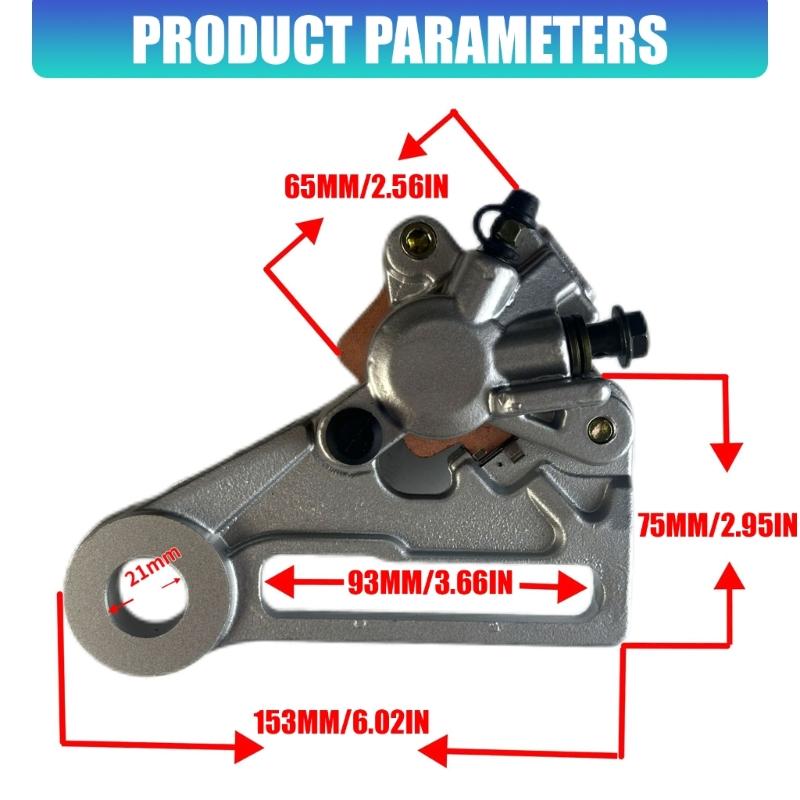 Алюминиевый задний тормозной суппорт в сборе для питбайка, мотоцикла. Сервис, гидравлический дисковый тормоз. Часть для питбайка 250 300. Заднее техническое обслуживание сегодня.