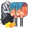 Pickleball Paddle Pickleball Set Pickleball Racket USAPA Approved Pickleball Paddle Picklebal 2 Paddles and 4 Balls with 1 Storage Bag Lightweight