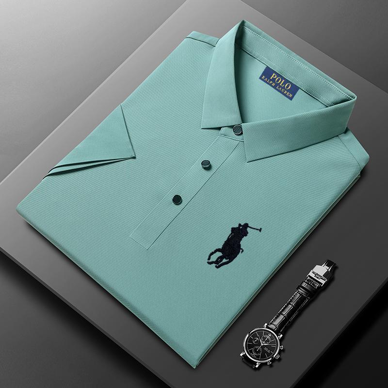 Polo Ralph Lauren 2025 Лето Новая Цветная Вышивка Пони Бизнес Поло для Отдыха