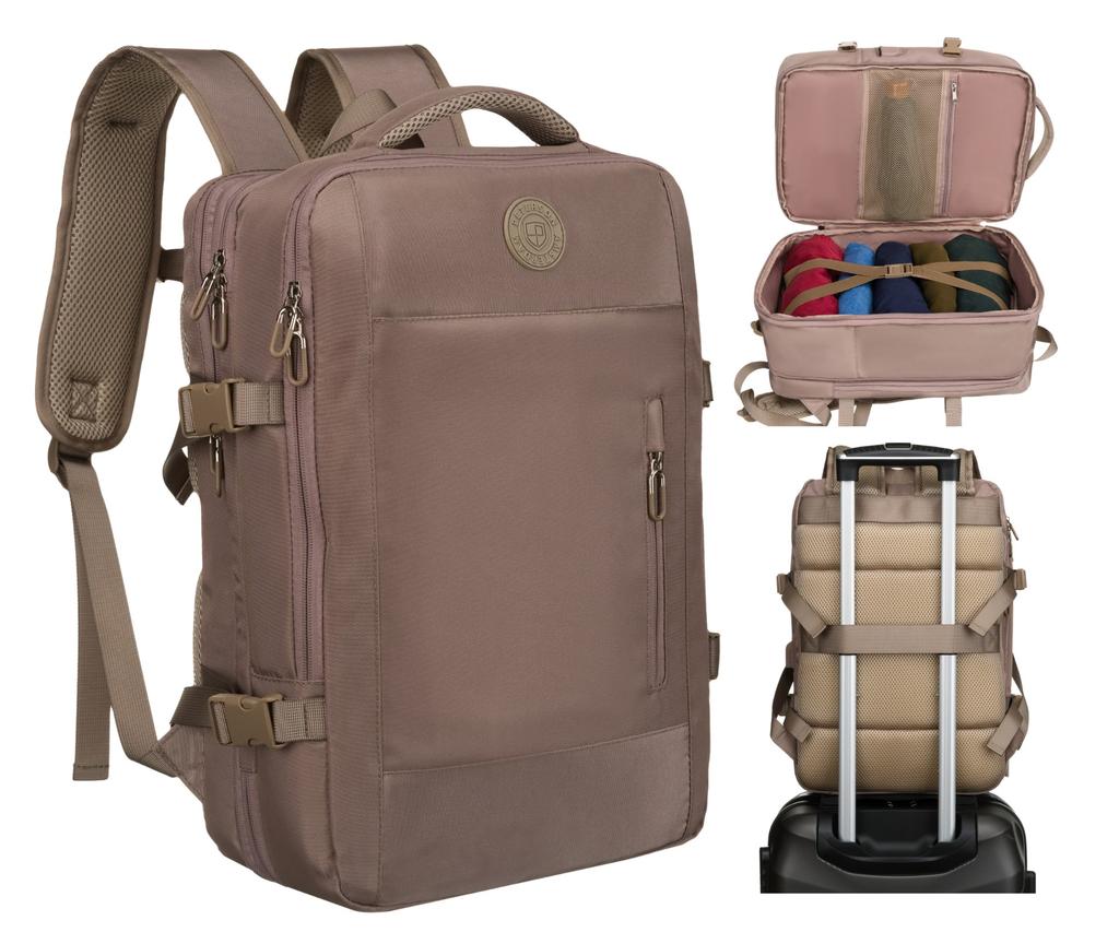 PTN 24421-5081 Beige Travel Backpack