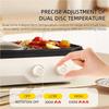 Машина для хот-пота с независимым контролем температуры, антипригарная сковорода, электрический хот-пот, для семейного использования