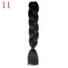Ombre Braiding Hair Extensions 24inch 115g Synthetic Jumbo Braids Hair Fiber Pink Purple Blue Green