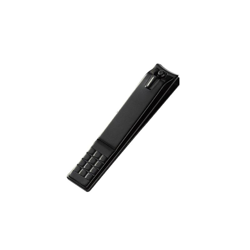 Кусачки для ногтей из нержавеющей стали, черные, большие, с защитой от брызг, переносные кусачки для ногтей, инструменты для маникюра