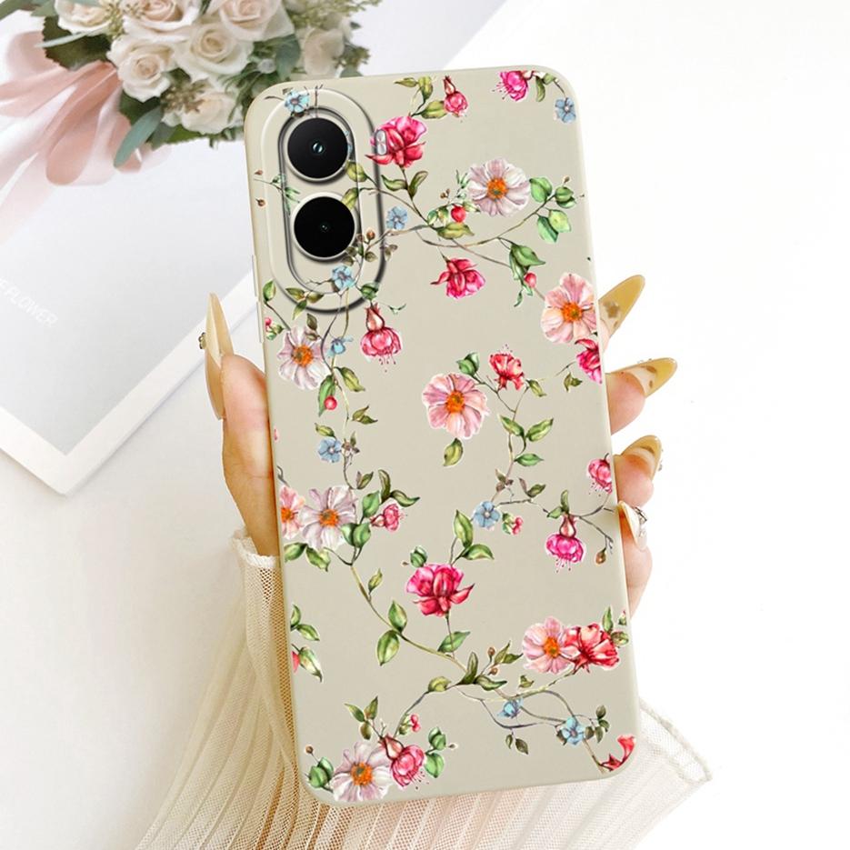 Чехол для Xiaomi Poco M7 Plus PocoM7 4G Красивая Девушка Подсолнух Расписной Чехол для Телефона Для Xiaomi Poco M7 Pro PocoM7 Plus 5G Мягкие Fundas