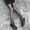 Dark Hollowed Out Fishnet Stockings Women Gothic Spider Web Fish Net Black Silk Stocking Spring and Summer Thin Pantyhose Tights
