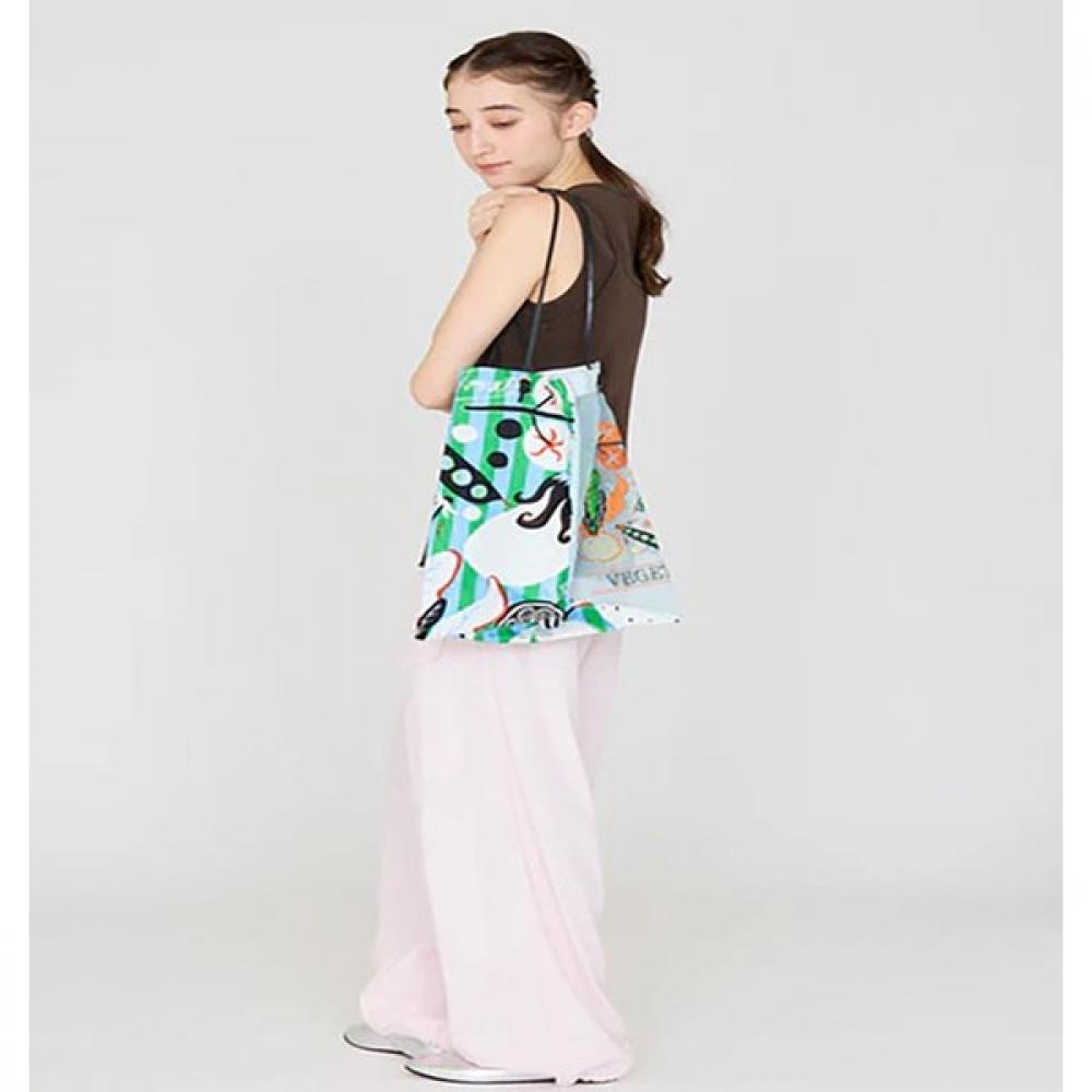 Manipuri Silk Two Way Botanical Tote Bag