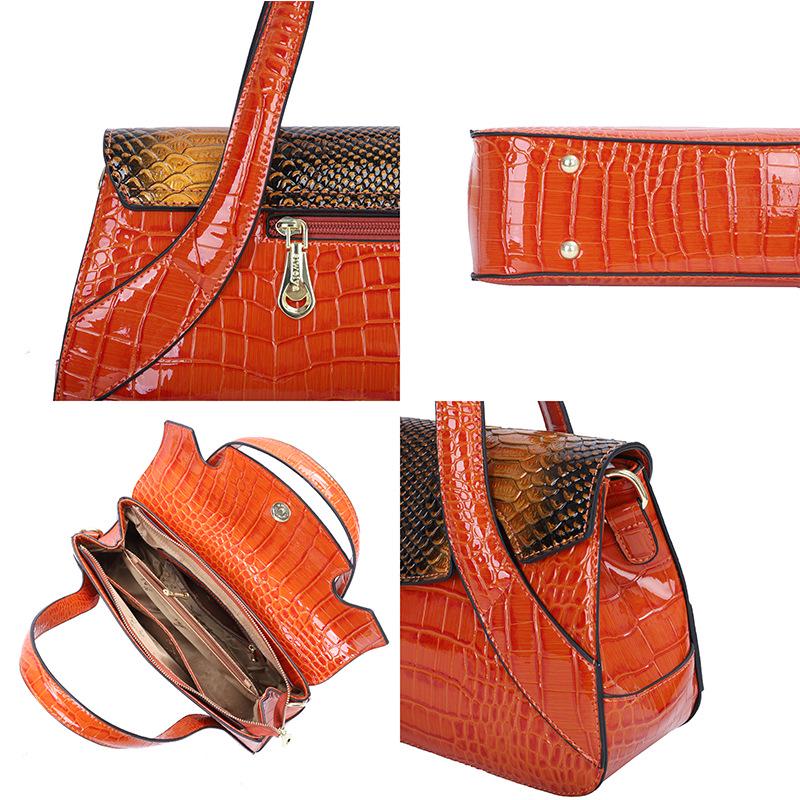 Элегантная сумочка с узором змеи: Универсальная, вместительная и стильная женская сумка через плечо - новый дизайн 2025