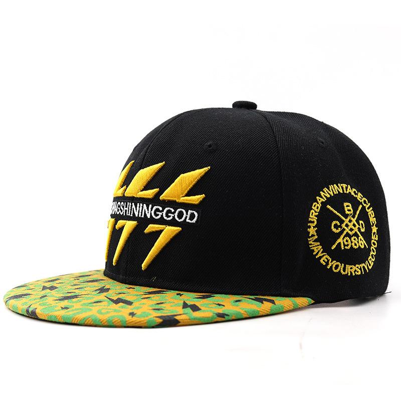 European and American Compton youth street dance flat-brim hat brim men's trendy street dance hip-hop hat is a hit hat