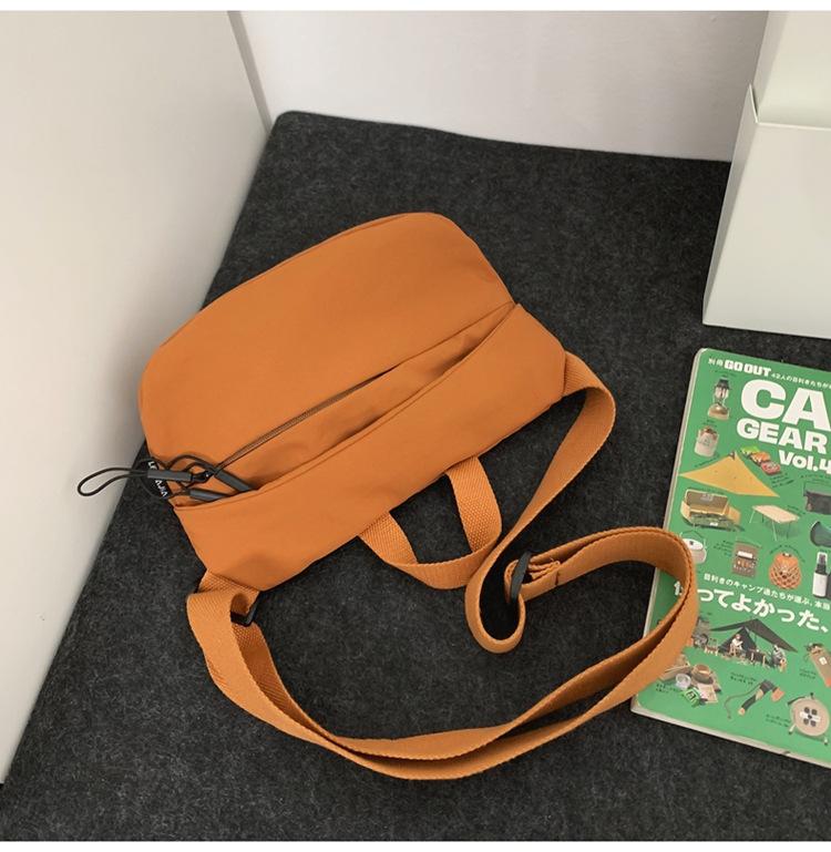 Нагрудная сумка мужская и женская повседневная простая сумка-мессенджер японская модная литературная сумка на плечо стиль поясная сумка Tide