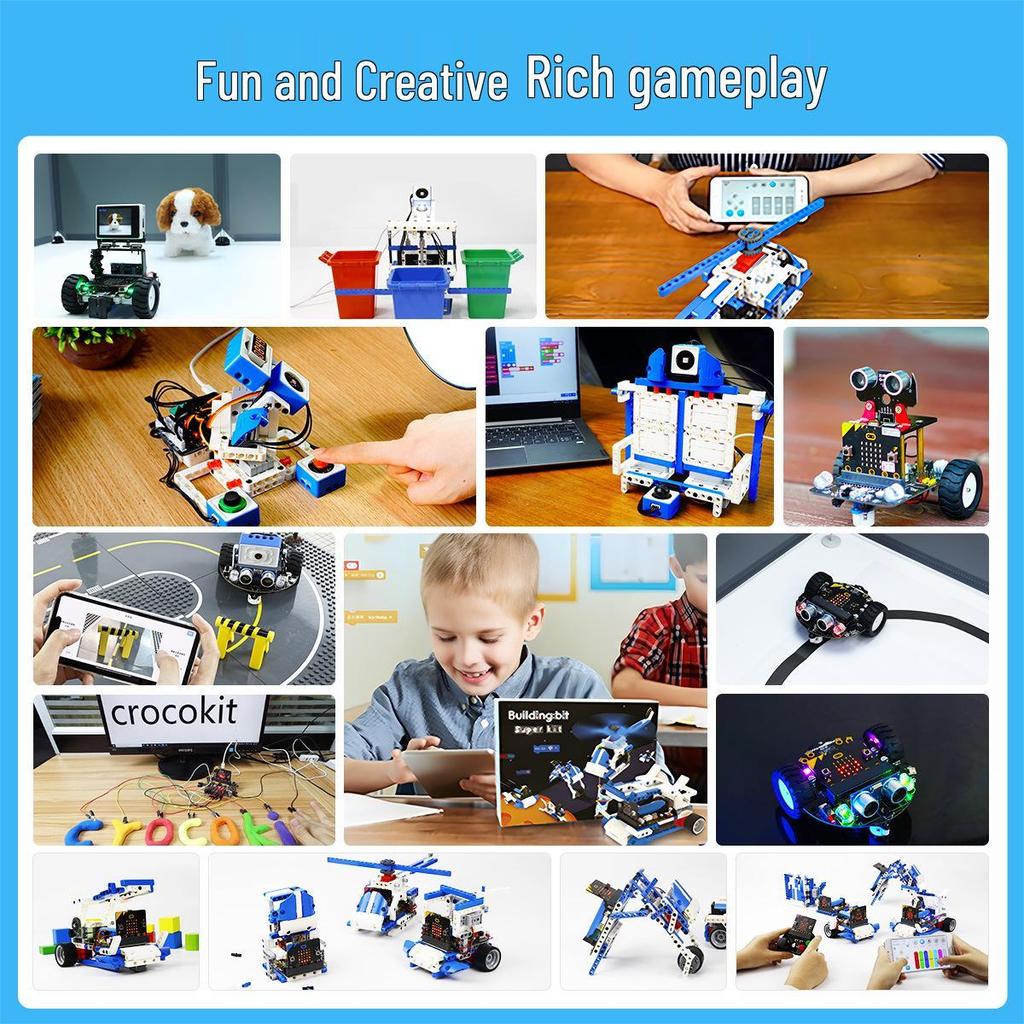 micro:bit V2.0 Python Graphical Programming Kit for School Beginners