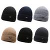 Thick Fleece Lined Knit Cap Women Warm Hat Skullies Beanies Men's Winter Hat Knitted Hat