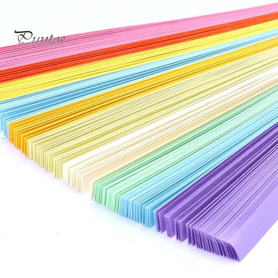 1080 шт оригами звезда счастливая звезда бумажные полоски сплошной цвет проекты оригами поделки для школы, детского сада