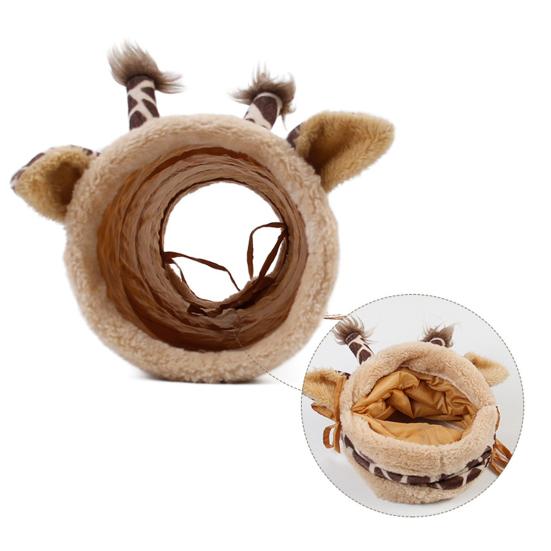 Туннель для хомяка, полузакрытый, непромокаемый, удобный, мягкий, ветрозащитный, для игр, отдыха, воздухопроницаемый, для морской свинки