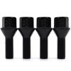 4x автомобильных легкосплавных колесных болта, гайки, шестигранные, M12x1,5 17 мм, черные для BMW 1 3 5 7 серии Z1 Z3 Z4 E81 E87 E46 E90 E93 E60 E61 E65 Mini R50 R53 R56 R52 R55 R57