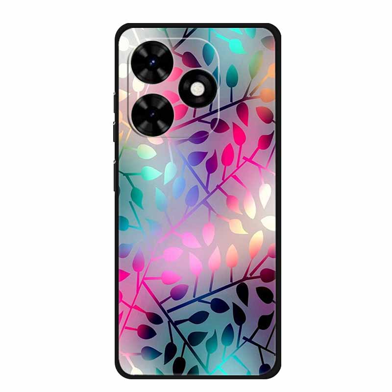 Чехол для Tecno Spark Go 2024 Животные Расписной ТПУ Силиконовый Мягкий Чехол для Телефона для Spark Go2024 BG6 Защитный Волк Ударопрочный Para