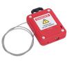 Lockout Tagout Cable Lock Регулируемый самоблокирующийся проволочный замок с кабелем из нержавеющей стали для электроприборов
