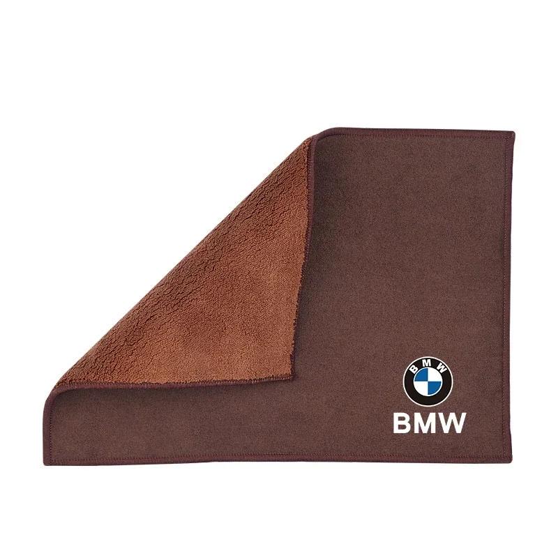 Микрофибровое полотенце Автомобильные аксессуары для чистки и ухода Для BMW X1 X3 X5 X7E46 E90 E60 F30 F10 E39 E36 F20 G30 G20 E87 E92 E91 E3