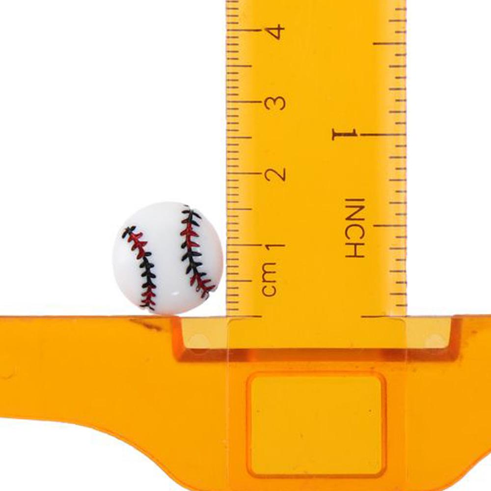 40Pack Football Assorted Sport Ball Slime Charms Volleyball Flat Back Resin Charms  for Scrapbooking