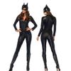 Halloween Sexy Leopard Cat Girl Uniform Onesie Black Cat Girl Party Costume