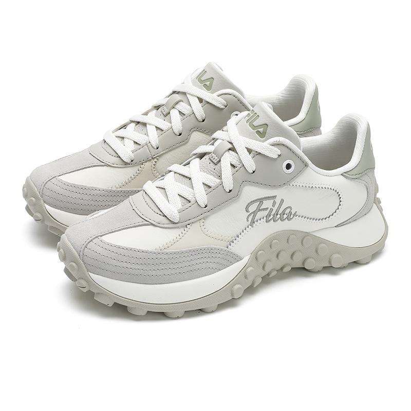 Fila Topping Modern Series Versatile Casual Trendy Fashion Personality Shock Absorption Durable Low-Top Skate Shoes Women Sneaker F12W513207FSP