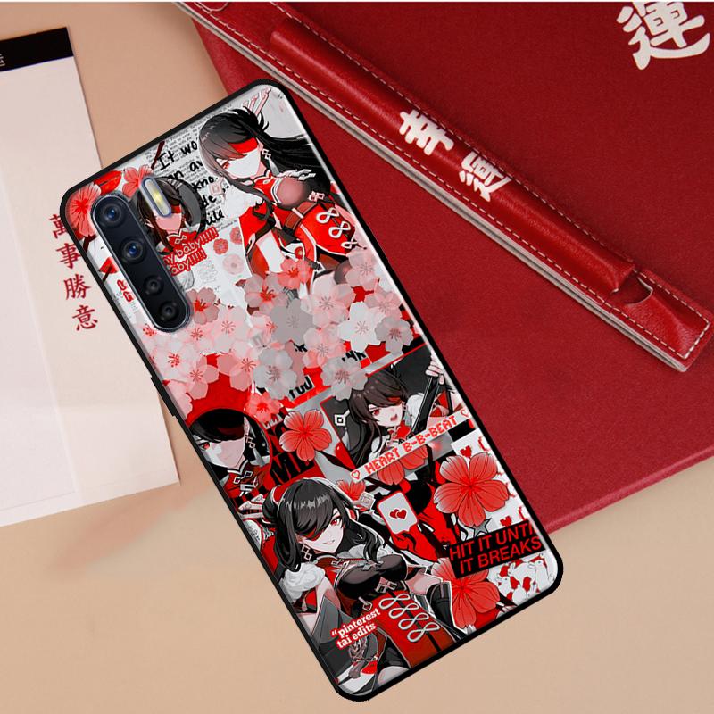 Genshin Impact Beidou Case For Oppo A40 A78 A54 A74 A94 A17 A57 A77 A76 A16 A96 A18 A60 A80 A38 A58 A98 A15 A5 Pro