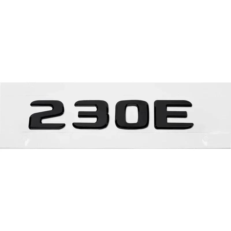3D ABS Car Rear Trunk Letter Emblem Tail Number Badge Sticker for Mercedes Benz 230E 300E 300SEL 300SE 500SEL 560SEL 600SEL JM2