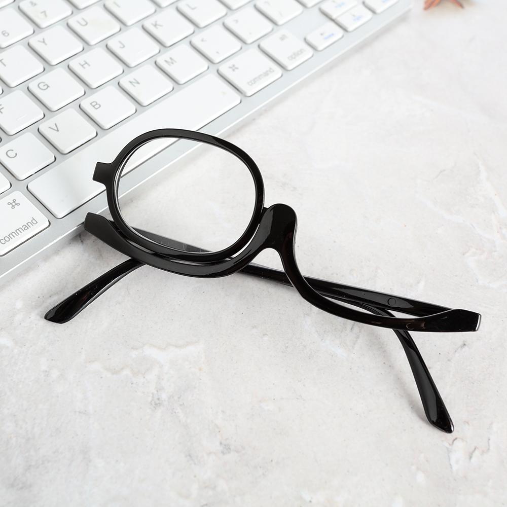 New Single Frame Rotatable Reading Glasses Magnifying Makeup Glasses For Women Presbyopic Eyeglasses For Elder Unisex +100~+400
