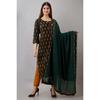 Женский комплект из чистого хлопка Курта, брюки, дупатта, индийский пакистанский топ, туника, платье Курти VF-20215