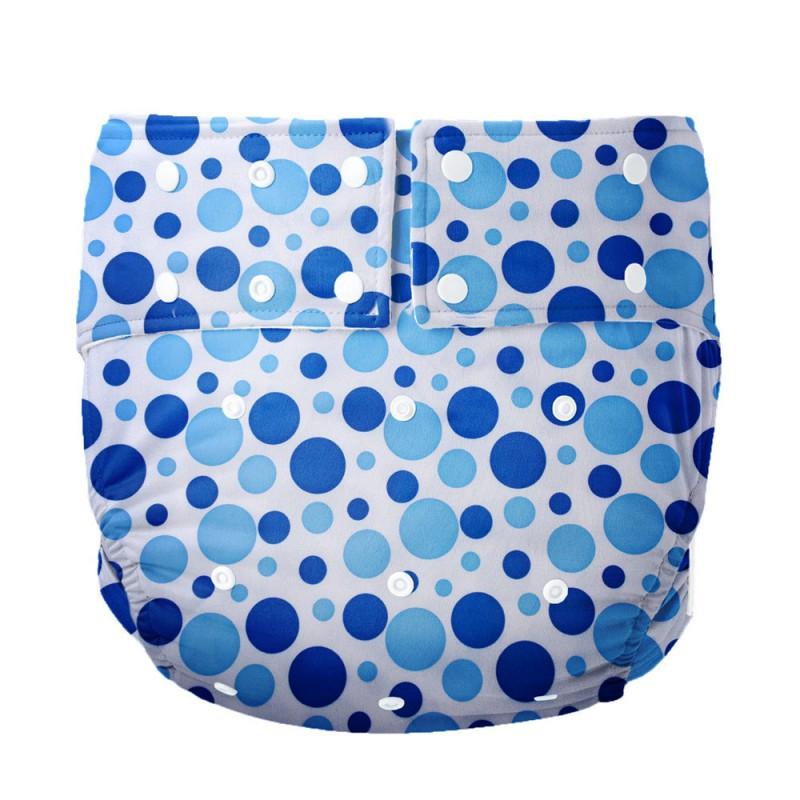 Adult Washable Cloth Diaper Pants Reusable Incontinence Underwear Elderly Men Women Soft Cotton Leakproof Adjustable Waist