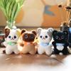 Cute Cute Kitten Pendant Plush Toy Doll Kitten Bag Hanging Keychain Doll Doll