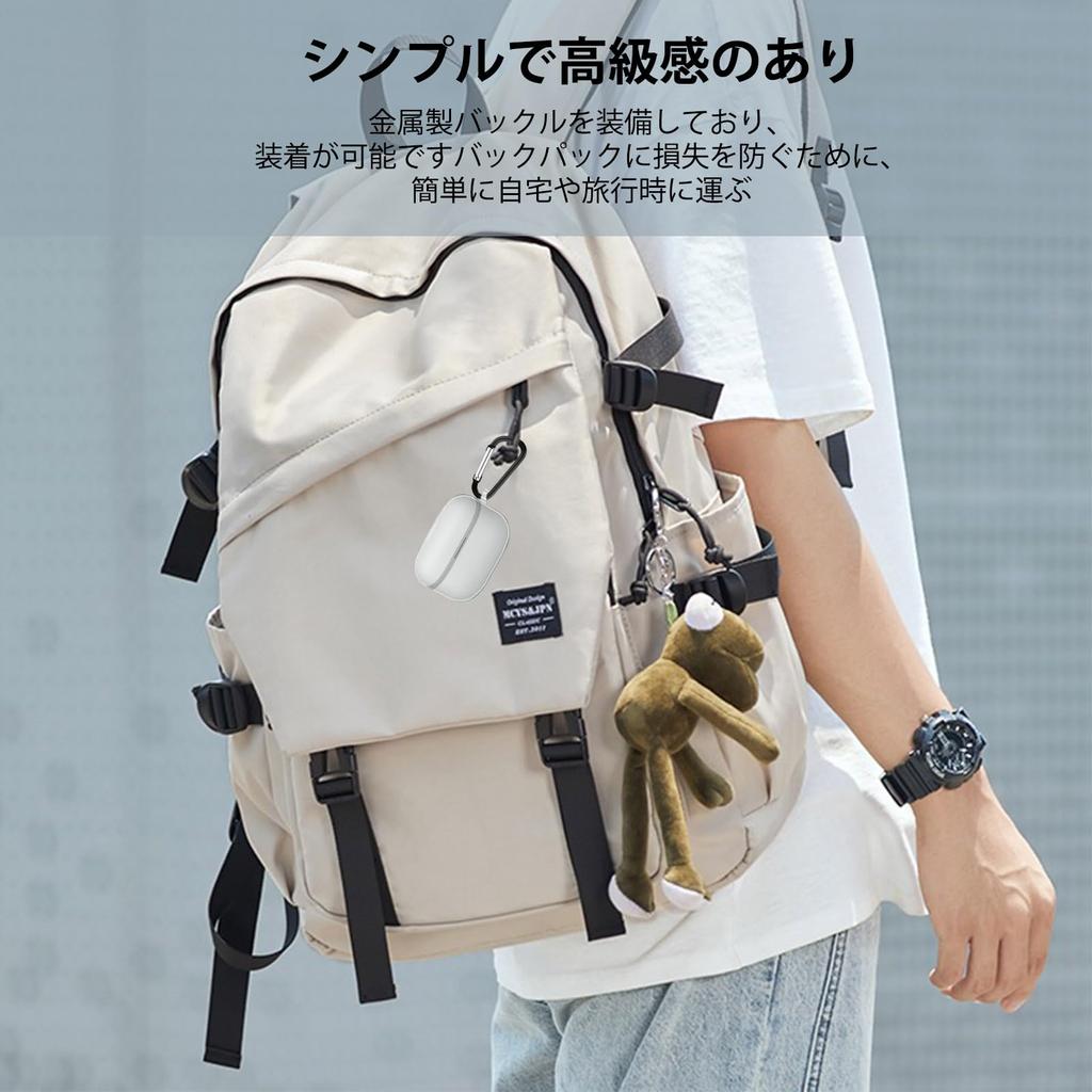 Improved KANOYO LinkBuds S Clear Soft TPU Protective Can Be Mounted and Sony LinkBuds S Case with Carabiner [2023 Model] WF-LS900N Case, Case,