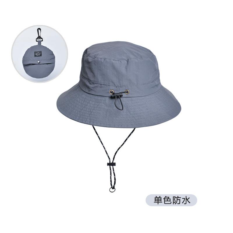 Новая летняя водонепроницаемая шляпа-ведро для мужчин, для рыбалки, альпинизма, складная, для хранения, цветная, солнцезащитная шляпа для детей