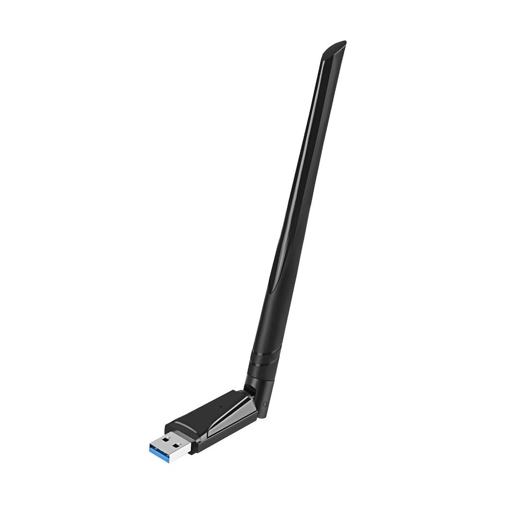 WiFi адаптер USB 3.0 1300M двухдиапазонный с антенной высокого усиления, простая установка, высокая безопасность