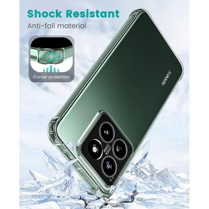 Защитный чехол - Xiaomi - 14 Pro - Силикон - Прозрачный - Усиленный противоударный