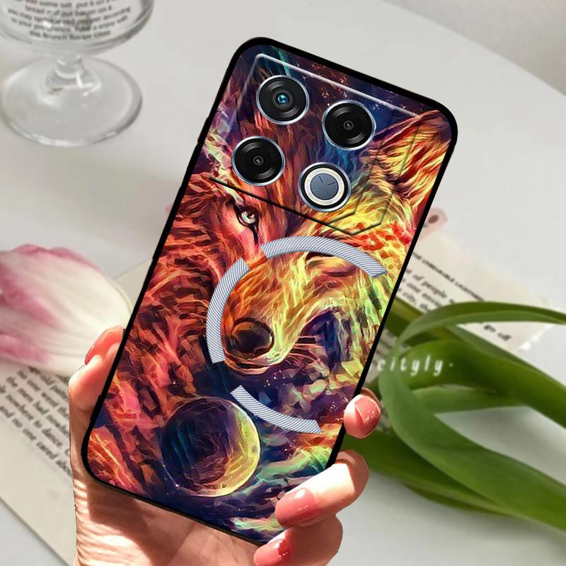 Чехол для Infinix GT 20 Pro животное Силикон Мягкий ТПУ Задние крышки Для Infinix GT 20 Pro Чехол X6871 GT20Pro Защитный Мультяшный Funda