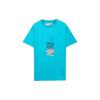 OFF WHITE SS20 T Shirts Men's Blue Crew Neck Moderate Straight Fit OMAA027R201850053901