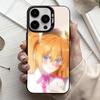 2.5-мерное искушение Амано Ририса Чехол для телефона для iPhone17,16,15,14,13,12,11 Plus,Pro Max Черный Конфетный серебристый чехол для телефона