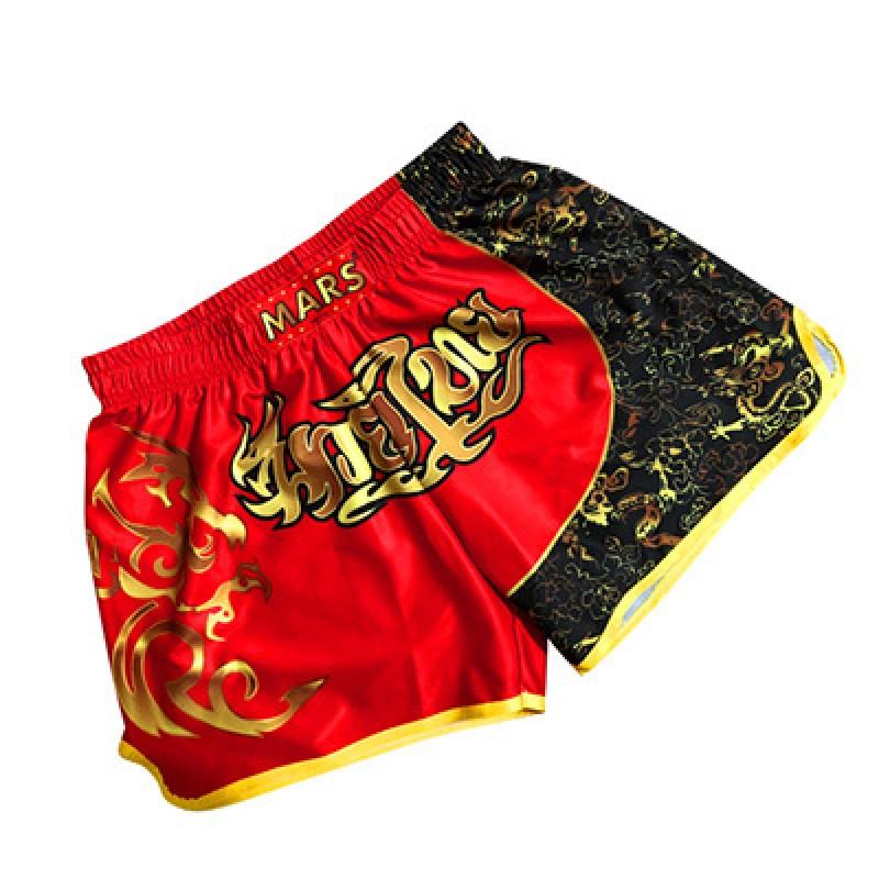 Quick Dry Cycling Shorts MMA Training Gym Running Breathable Mid Waist Loose Fit