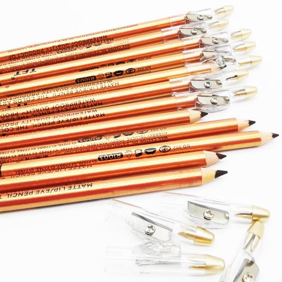 Водонепроницаемый прочный не размазывающийся карандаш для бровей, косметическая косметика для глаз с точилкой