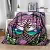 3D Tree of Life printed blanket Flannel Warm blankets Soft and comfortable blanket bed linings cubre cama Birthday Gift
