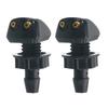Universal Front Windshield Wiper Nozzle Spray Nozzle Water Outlet for Toyota Mazda Hyundai 2pcs